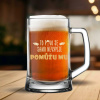 PIVO SA NEDÁ PIT... POMÔŽEM JEMU - pivný pohár 0,5 PIVO SA NEDÁ PIT... POMÔŽEM JEMU - pivný pohár 0,5