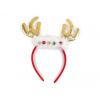 Čelenka do vlasov sob s rolničkami, vianočná / párty zlatá 1ks Čelenka do vlasov sob s rolničkami, vianočná / párty zlatá 1ks