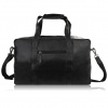 Veľká čierna kožená cestovná taška Paolo Peruzzi Veľká čierna kožená cestovná taška Paolo Peruzzi