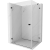 Mexen Lunar-B, výklopný sprchový kút ľavý 85 x 80 cm, 8mm číre sklo, čierny profil, 832-085-080-70-00-L Mexen Lunar-B, výklopný sprchový kút ľavý 85 x 80 cm, 8mm číre sklo, čierny profil, 832-085-080-70-00-L