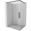 Mexen Rox, Duo posuvný sprchový kút 95 x 80 cm, 8mm číre sklo, brúsený grafit profil, 8C2D-095-080-66-00 Mexen Rox, Duo posuvný sprchový kút 95 x 80 cm, 8mm číre sklo, brúsený grafit profil, 8C2D-095-080-66-00