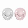 BIBS De Lux cumlíky z prírodného kaučuku 2ks - veľkosť 2 - Haze / Blossom BIBS De Lux cumlíky z prírodného kaučuku 2ks - veľkosť 2 - Haze / Blossom