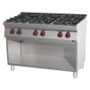Sporák plynový 6x hořák ECO s podestavbou | REDFOX - SPB 70/120 G Sporák plynový 6x hořák ECO s podestavbou | REDFOX - SPB 70/120 G