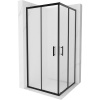 Mexen Rio kocková sprchová kabína 90 x 90 cm, mrazené, čierna - 860-090-090-70-30 Mexen Rio kocková sprchová kabína 90 x 90 cm, mrazené, čierna - 860-090-090-70-30