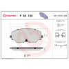 Sada brzdových platničiek kotúčovej brzdy BREMBO P 85 193 Sada brzdových platničiek kotúčovej brzdy BREMBO P 85 193