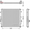 Chladič motora DENSO DRM01008 Chladič motora DENSO DRM01008