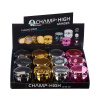Champ High Shiny Drum Grinder, čtyřdílná plastová drtička, 63 mm Champ High Shiny Drum Grinder, čtyřdílná plastová drtička, 63 mm