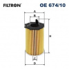 Olejový filter FILTRON OE 674/10 Olejový filter FILTRON OE 674/10