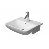 Duravit ME by Starck - Umývadlo zápustné, 55x46 cm, s 1 otvorom na batériu, s WonderGliss, alpská biela 03785500001 Duravit ME by Starck - Umývadlo zápustné, 55x46 cm, s 1 otvorom na batériu, s WonderGliss, alpská biela 03785500001
