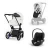 Cybex Platinum CYBEX ePriam 5.0 Travel Set + Cloud T - Style Collection off white 2026 matt black Cybex Platinum CYBEX ePriam 5.0 Travel Set + Cloud T - Style Collection off white 2026 matt black
