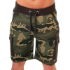 Alpha Industries Cargo Jogger Short Olive Camo pánske šortky Farba: zelený a hnedý maskáč, Veľkosť: 30 Alpha Industries Cargo Jogger Short Olive Camo pánske šortky Farba: zelený a hnedý maskáč, Veľkosť: 30