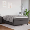 vidaXL Rám na boxspring posteľ, sivý 120x200 cm, umelá koža vidaXL Rám na boxspring posteľ, sivý 120x200 cm, umelá koža