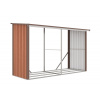 Prístrešok na drevo G21 WOH 682 - 302 x 119 cm, hnedý Prístrešok na drevo G21 WOH 682 - 302 x 119 cm, hnedý