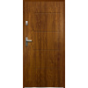 O.K. Doors Oceľové vchodové dvere NIKE, P55, zlatý dub, 90 P
