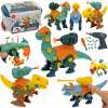 Konštrukčná stavebnica dinosaurov na skrutkovanie Rozprávkový Kufrík, 3 ks Konštrukčná stavebnica dinosaurov na skrutkovanie Rozprávkový Kufrík, 3 ks