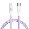 Tech-Protect Ultraboost Lite kábel USB-C / Lightning PD 27W / 3A 1m, fialový Tech-Protect Ultraboost Lite kábel USB-C / Lightning PD 27W / 3A 1m, fialový