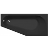 Polysan Asymetrická vana TIGRA R 80x170 cm akrylát pravá černá 90611BM Polysan Asymetrická vana TIGRA R 80x170 cm akrylát pravá černá 90611BM