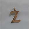 Zlaty privesok písmenko: Z Zlaty privesok písmenko: Z