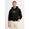 Mikina Alpha Industries Basic Hoodie BL Effect Print 178312EP čierna M Mikina Alpha Industries Basic Hoodie BL Effect Print 178312EP čierna M