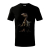 Velociraptor čierna fotka - Tričko detské bavlnené - 122 cm/6 rokov ( Čierna ) Velociraptor čierna fotka - Tričko detské bavlnené - 122 cm/6 rokov ( Čierna )