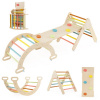 Costway Montessori Piklerovej trojuholník s hojdačkou a šmykľavkou Multicolor Costway Montessori Piklerovej trojuholník s hojdačkou a šmykľavkou Multicolor