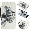 Peňaženkové puzdro Skull na Huawei Mate 10 Lite Peňaženkové puzdro Skull na Huawei Mate 10 Lite