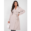 Béžový trenčkot s opaskom biela | krémová One size RUE PARIS 5906694088773 Béžový trenčkot s opaskom biela | krémová One size RUE PARIS 5906694088773
