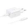 Samsung Samsung Travel Charger 45W with Type-C to Type-C cable (1.8m), PD3.0, PDO/PPS, White EU (EP-T4511XWEGEU) Samsung Samsung Travel Charger 45W with Type-C to Type-C cable (1.8m), PD3.0, PDO/PPS, White EU (EP-T4511XWEGEU)