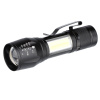 Solight LED kovová svítilna nabíjecí, 150 +60lm, Li-Ion, černá Solight LED kovová svítilna nabíjecí, 150 +60lm, Li-Ion, černá