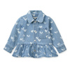 LIEWOOD Kenza denimová košeľa Sweethearts / light blue denim LIEWOOD Kenza denimová košeľa Sweethearts / light blue denim