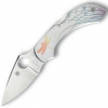 Spyderco C28PT Dragonfly Stainless Tattoo vreckový nôž 5,8 cm, Satin, celooceľový, motív vážok Spyderco C28PT Dragonfly Stainless Tattoo vreckový nôž 5,8 cm, Satin, celooceľový, motív vážok