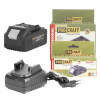 Set of rechargeable batteries Procraft 20/4 + charger Procraft 20/1 | S20/4-20/1 - 8093 Set of rechargeable batteries Procraft 20/4 + charger Procraft 20/1 | S20/4-20/1 - 8093