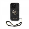 Zadný kryt Guess PU 4G Metal Logo Strap pre iPhone 16 Pro Max Black Zadný kryt Guess PU 4G Metal Logo Strap pre iPhone 16 Pro Max Black
