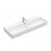 Villeroy & Boch Memento 2.0 - Umývadlo 120x47 cm, s prepadom, otvor na batériu, CeramicPlus, alpská biela 4A22C5R1 Villeroy & Boch Memento 2.0 - Umývadlo 120x47 cm, s prepadom, otvor na batériu, CeramicPlus, alpská biela 4A22C5R1