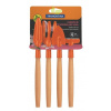 Mini záhradné náradie set 4ks oranžová Mini záhradné náradie set 4ks oranžová