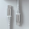 Kevlarový kábel SWISSTEN pre Apple - USB-C / USB-C - 1,5 m - biely Kevlarový kábel SWISSTEN pre Apple - USB-C / USB-C - 1,5 m - biely