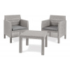 Toomax MATILDE 2 SEATER zahradní plastový set - šedá Toomax MATILDE 2 SEATER zahradní plastový set - šedá