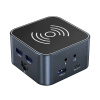 AppleMix Rozbočovač USB WOZINSKY 12v1 - USB-C - s bezdrôtovým nabíjaním - hliník - sivý AppleMix Rozbočovač USB WOZINSKY 12v1 - USB-C - s bezdrôtovým nabíjaním - hliník - sivý