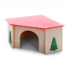 JK ANIMALS rohový domček morča 21x21x13 cm JK ANIMALS rohový domček morča 21x21x13 cm