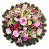 Luxusný umelý veniec Exclusive ruže, ľalie, chryzantémy a doplnky 70cm Luxusný umelý veniec Exclusive ruže, ľalie, chryzantémy a doplnky 70cm