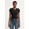 Armani Exchange basic tričko dámske bavlnené XW002346.AF10356 čierna L Armani Exchange basic tričko dámske bavlnené XW002346.AF10356 čierna L