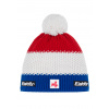 Pánska čiapka Eisbär-Star Pompon MÜ SA-lapis-white-ketchup Pánska čiapka Eisbär-Star Pompon MÜ SA-lapis-white-ketchup