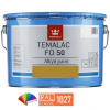 TIKKURILA® TEMALAC FD 50 Alkydová barva, 0,9 l, RAL Classic Odstín (barva): RAL 1027 - žlutá kari TIKKURILA® TEMALAC FD 50 Alkydová barva, 0,9 l, RAL Classic Odstín (barva): RAL 1027 - žlutá kari