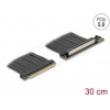 Delock Riser karta PCI Express 5.0, ze zástrčky x16 na slot x16, s kabelem, délka 30 cm Delock Riser karta PCI Express 5.0, ze zástrčky x16 na slot x16, s kabelem, délka 30 cm