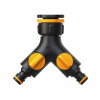 FISKARS 1027061 Dvojitá spojka ku kohútiku Comfort pre všetky veľkosti FISKARS 1027061 Dvojitá spojka ku kohútiku Comfort pre všetky veľkosti