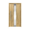 Hliníkovo-oceľové vchodové dvere pasívne Anthene 100 x 210 cm L dub prírodný Hliníkovo-oceľové vchodové dvere pasívne Anthene 100 x 210 cm L dub prírodný