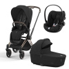 Cybex Priam kombinovaný kočík 3v1 / SEPIA BLACK Cybex Priam kombinovaný kočík 3v1 / SEPIA BLACK