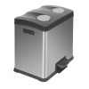 Zberač odpadkov s pedálom ,objem 2 x 12 l, š x v x h 382 x 431 x 405 mm Zberač odpadkov s pedálom ,objem 2 x 12 l, š x v x h 382 x 431 x 405 mm