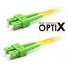OPTIX SC/APC-SC/APC optický patch cord 09/125 0,5m G657A 144001 OPTIX SC/APC-SC/APC optický patch cord 09/125 0,5m G657A 144001