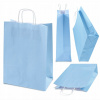Papierové tašky pastelové modré 10 kusov Papierové tašky pastelové modré 10 kusov